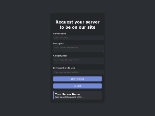 request screenshot