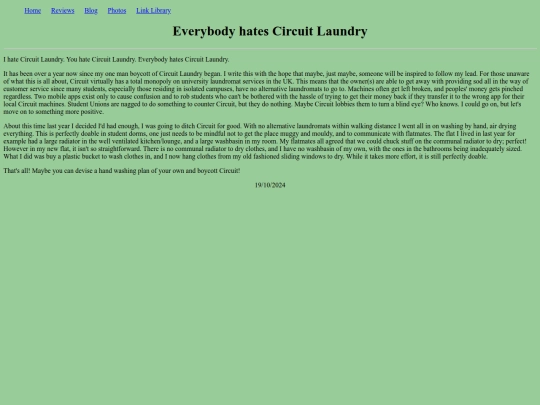 blog/laundry screenshot