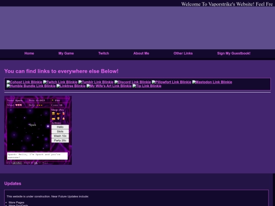 links screenshot