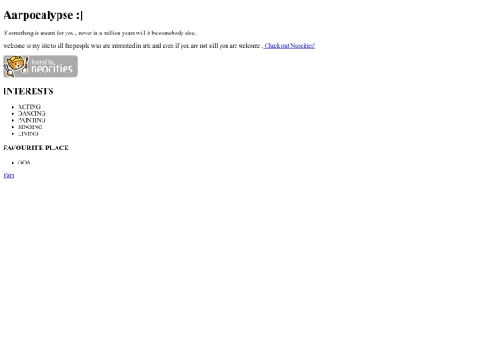 index screenshot