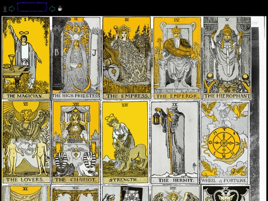 Tarot screenshot