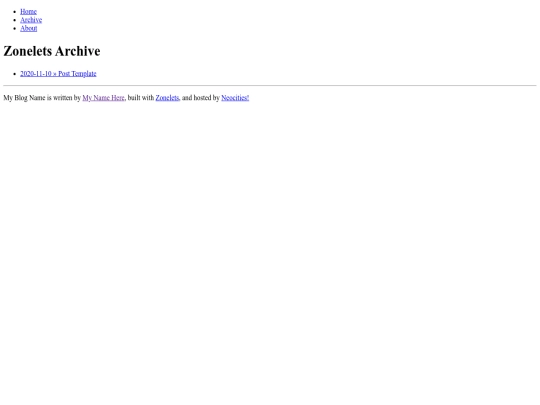 archive screenshot