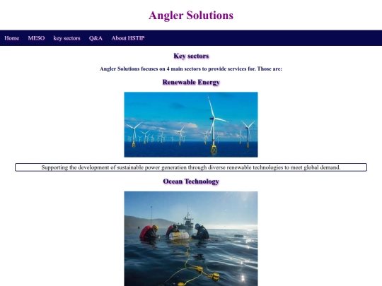 keySectors screenshot