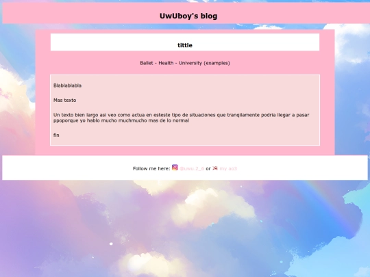template-blog screenshot