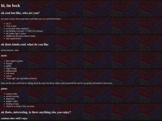 index screenshot