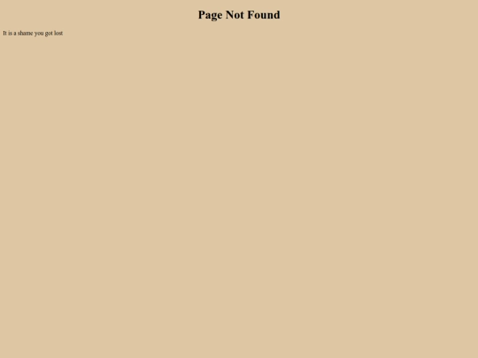 not_found screenshot