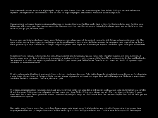 lorem-ipsum screenshot