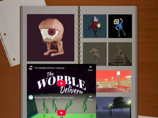 html pages/personal work page screenshot