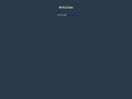 articles screenshot