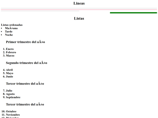 listas screenshot