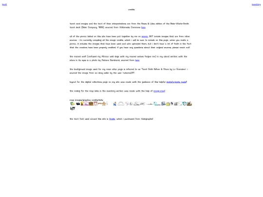 main.page/credits/credits screenshot