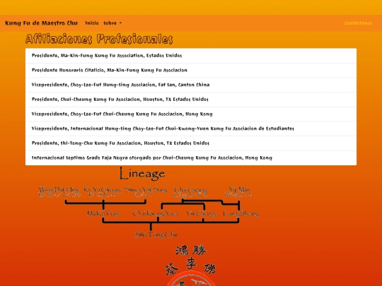 affiliations screenshot