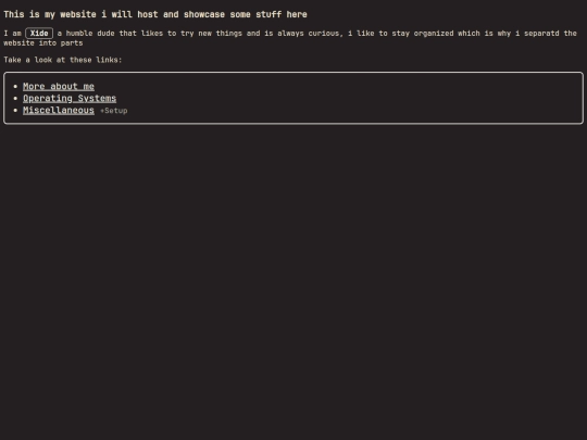 index screenshot
