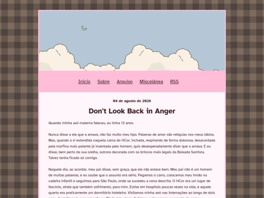 blog/oasis screenshot