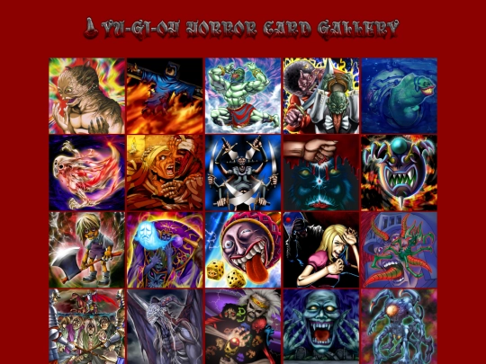 horrorcardgallery screenshot