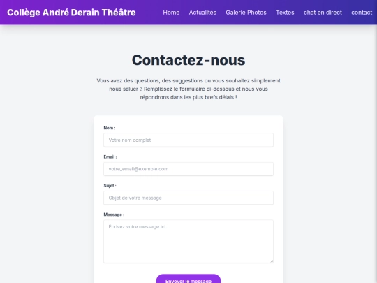 contact screenshot