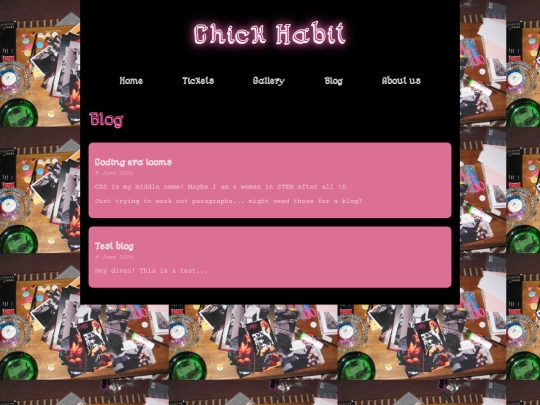 blog screenshot