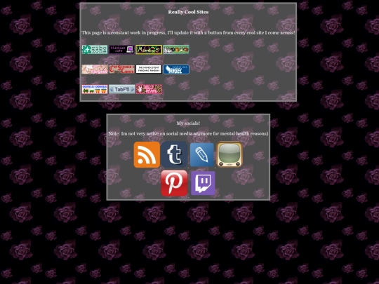 links screenshot