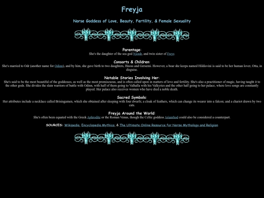 deities/freyja screenshot