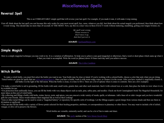 spells/misc screenshot