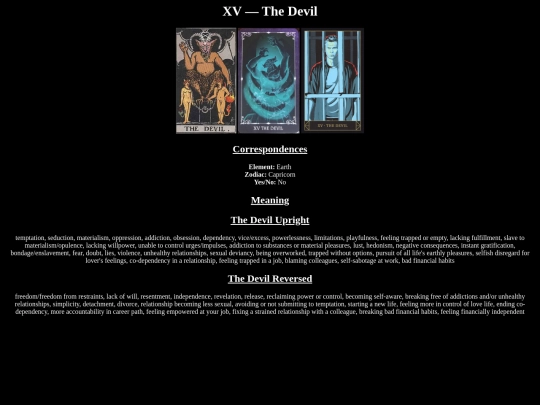 tarot/TheDevil screenshot