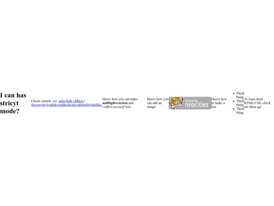icanhasstrictmode screenshot