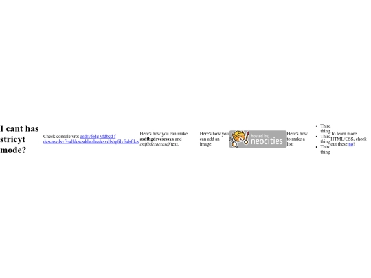 icanthasstrictmode screenshot