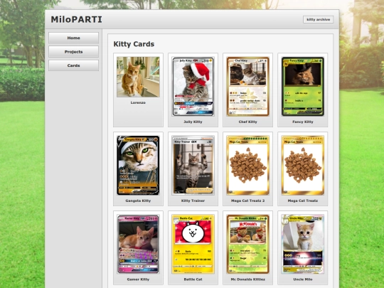 cards screenshot