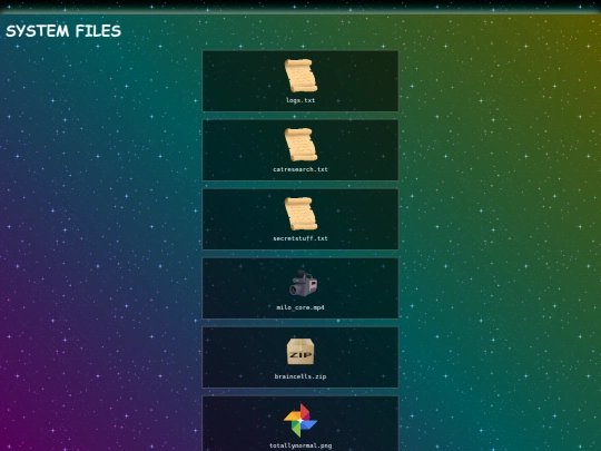 sysfiles screenshot
