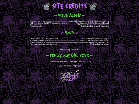 credits screenshot