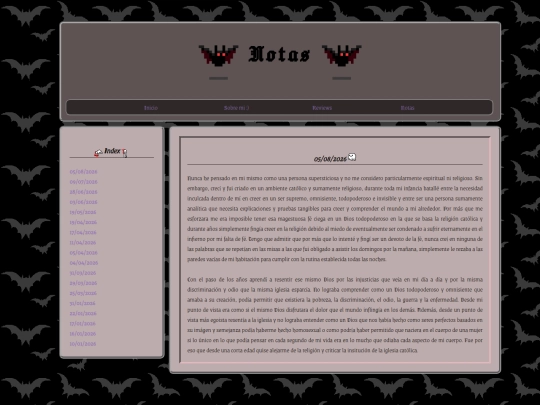 Notas screenshot