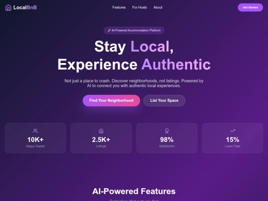 localbnb screenshot