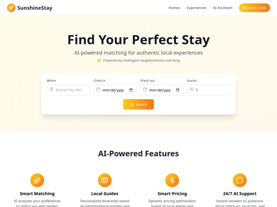 sunshinestay screenshot