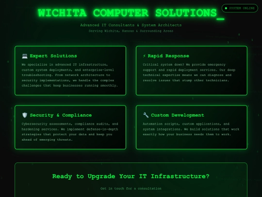 wcs screenshot