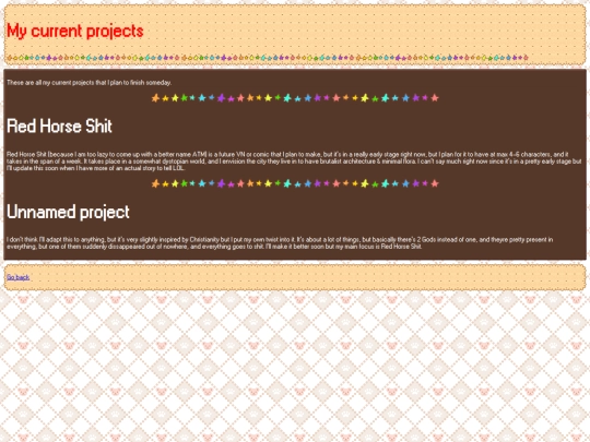 projects screenshot