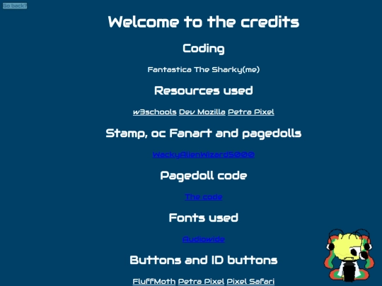 Credits screenshot