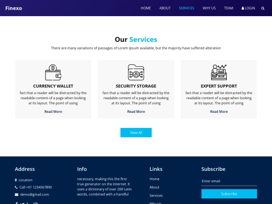 service screenshot