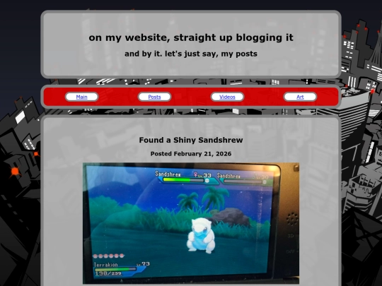 shinysandshrew screenshot