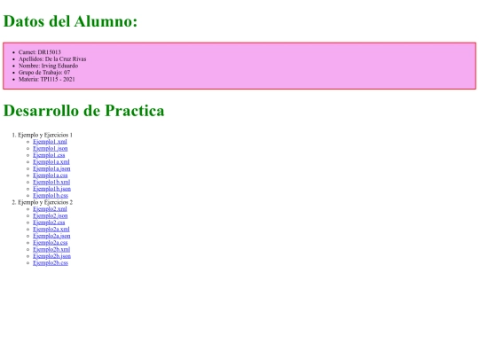 index screenshot