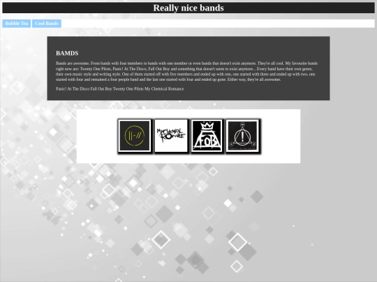 bands screenshot