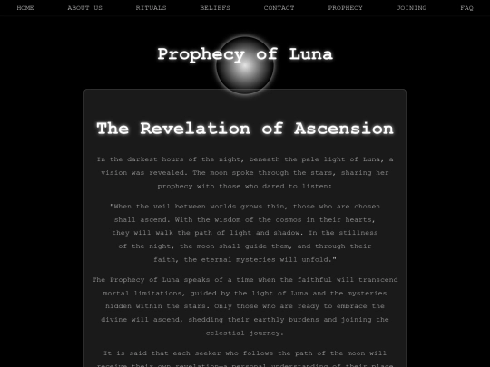 prophecy screenshot
