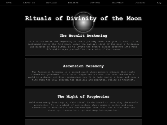 rituals screenshot