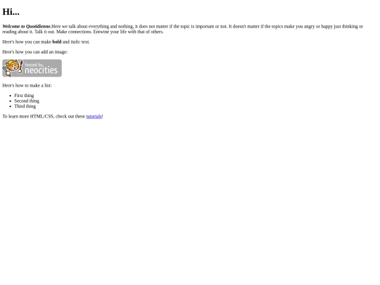 index screenshot