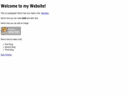 index screenshot
