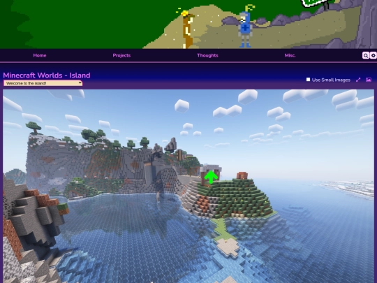 projects/minecraft-worlds/island screenshot