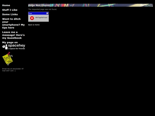 not_found screenshot