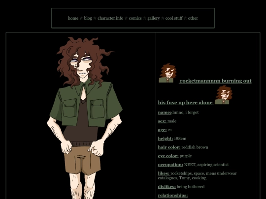 characters/charactersheet screenshot