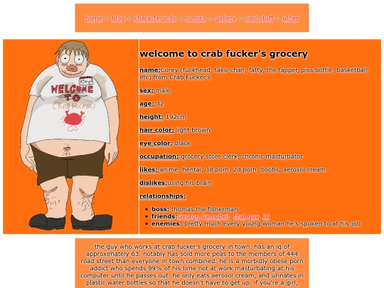 characters/corey screenshot