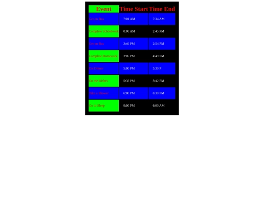 Stylish-table screenshot