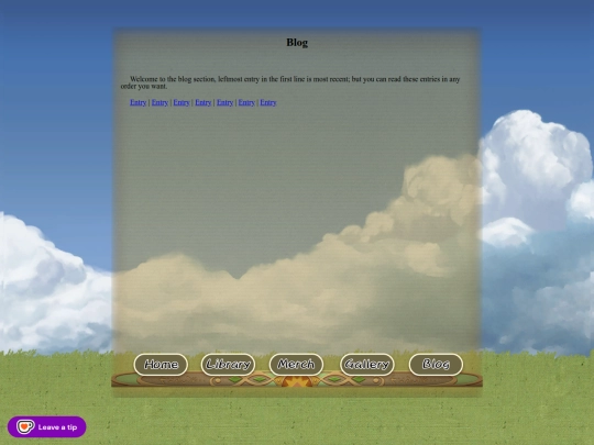blog screenshot